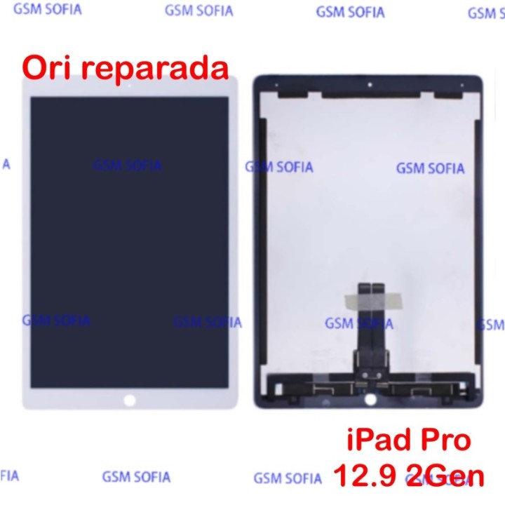 Pantalla completa Ori reparada para PARA iPad Pro 12.9'' 2017 2ª Generación A1670 / A1671 / A1754 / A1821 - blanco