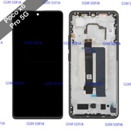 Pantalla completa Ori con marco para Pocophone X6 Pro 5G / Poco X6 Pro 5G - Negro