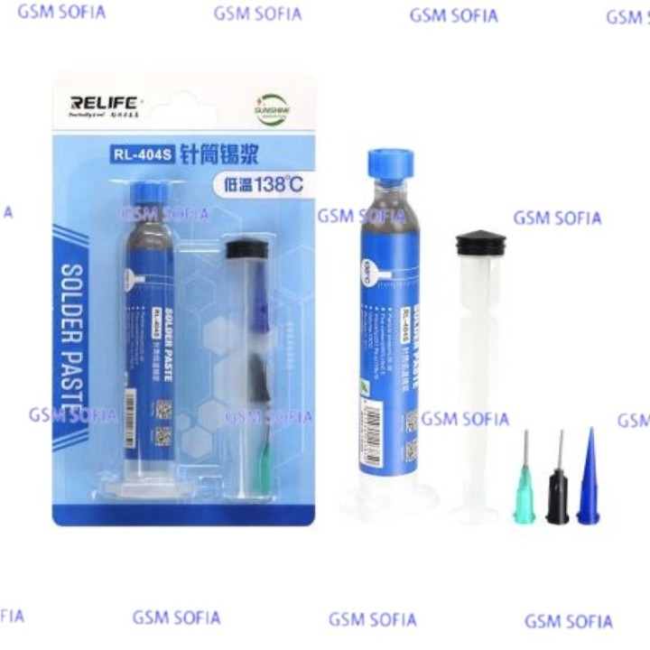 RELIFE RL-404S flujo de estaño líquido BGA, para reparación de PCB BGA temperatura Baja de 138 ℃