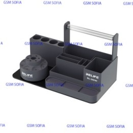 RELIFE RL-001H Organizador de Almacenamiento de reparación multifuncional giratorio - Negro