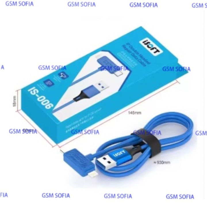 ISOFT IS-006 Cable de transmisión o recuperación de datos automática Para iPhone y iPad