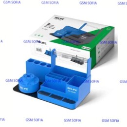 RELIFE RL-001H Organizador de Almacenamiento de reparación multifuncional giratorio - Azul