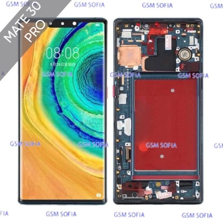 Pantalla Completa ORI reparada Con Marco Para Huawei Mate 30 Pro - Negro