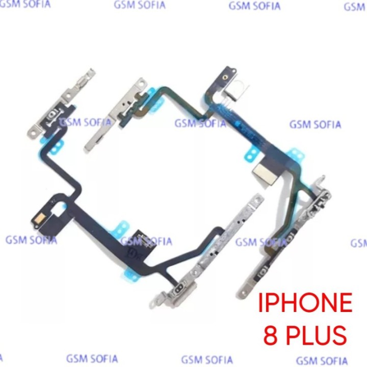 Flex Power Y Pulsadores Laterales Boton Encendido + Volumen Para IPhone 8 Plus / IPhone 8G Plus