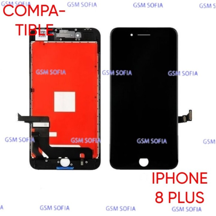 PANTALLA COMPLETA COMPATIBLE PARA IPHONE 8 PLUS / IPHONE 8G PLUS - NEGRO