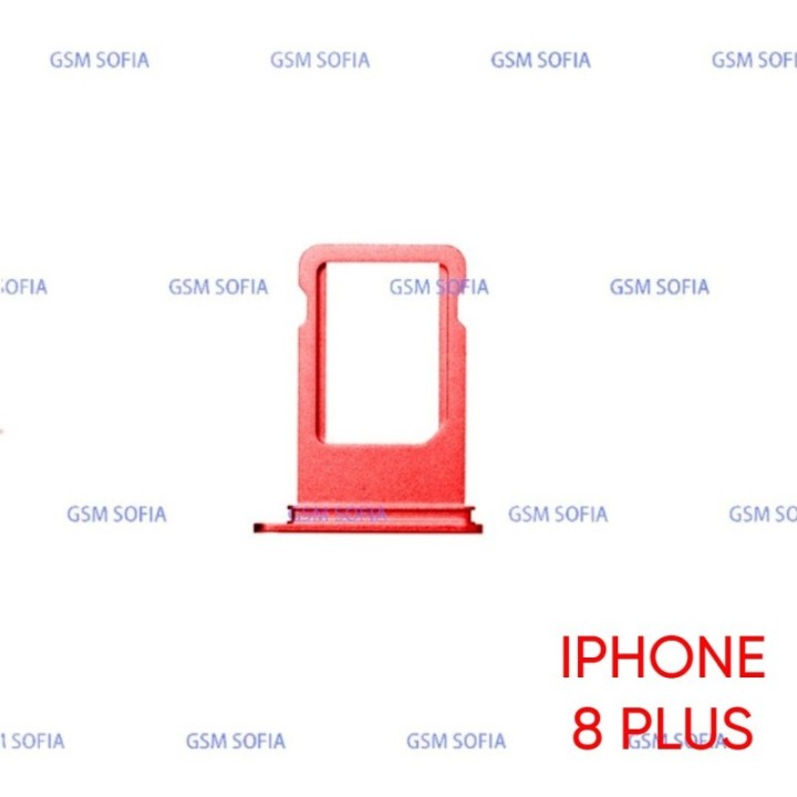 Bandeja SIM Para IPhone 8G Plus / IPhone 8G Plus - Rojo