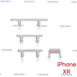 Juego de botones para IPhone XR - Plata