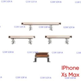 Juego de botones para IPhone Xs Max - Oro