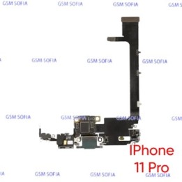 Flex con conector de carga datos y accesorios lightning negro para iPhone 11 Pro