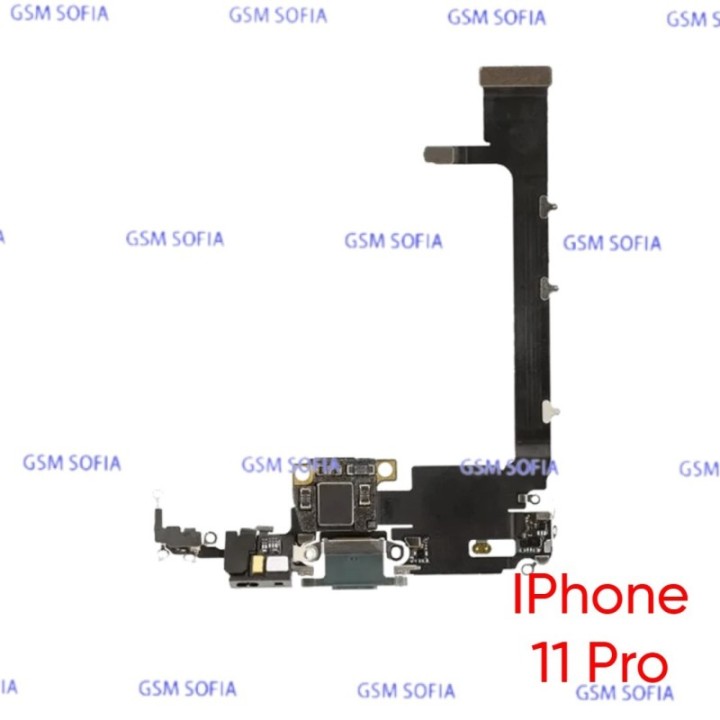 Flex con conector de carga datos y accesorios lightning negro para iPhone 11 Pro