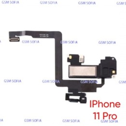 Flex De Sensor De Proximidad / Iluminador IR Infrarrojo / Sensor De Luz Ambiental / AuriCular / Microfono Para IPhone 11 PRO
