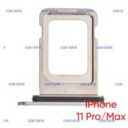 Bandeja SIM Para IPhone 11 Pro / IPhone 11 Pro Max - Plata