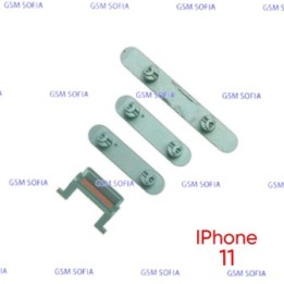 Juego de botones para IPhone 11 - Verde