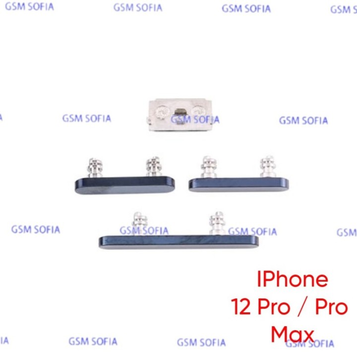 Juego de botones para IPhone 12 Pro / IPhone 12 Pro Max - Azul