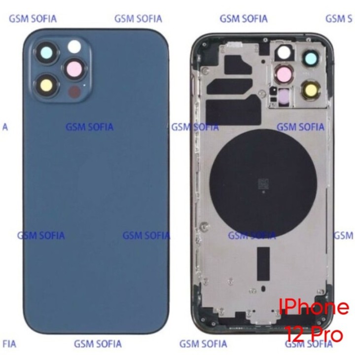 Chasis De Pantalla sin flex / Tapa Con Marco Para IPhone 12 Pro /12 Pro - Azul