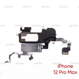 Flex De Sensor De Proximidad / Iluminador IR Infrarrojo / Sensor De Luz Ambiental / Auricular / Microfono Para IPhone 12 PRO MAX