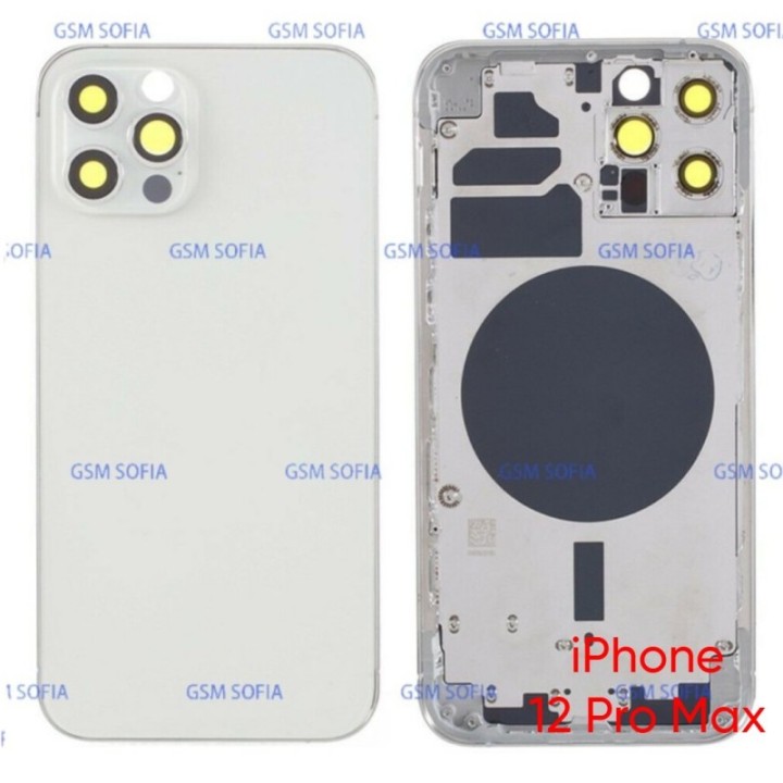 Chasis De Pantalla sin flex / Tapa Con Marco Para IPhone 12 Pro max / 12Promax - Blanco