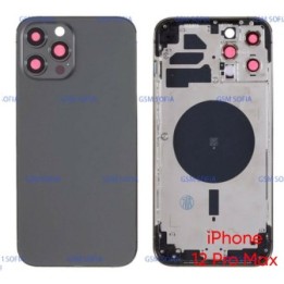 Chasis De Pantalla sin flex / Tapa Con Marco Para IPhone 12 Pro max / 12Promax - Negro