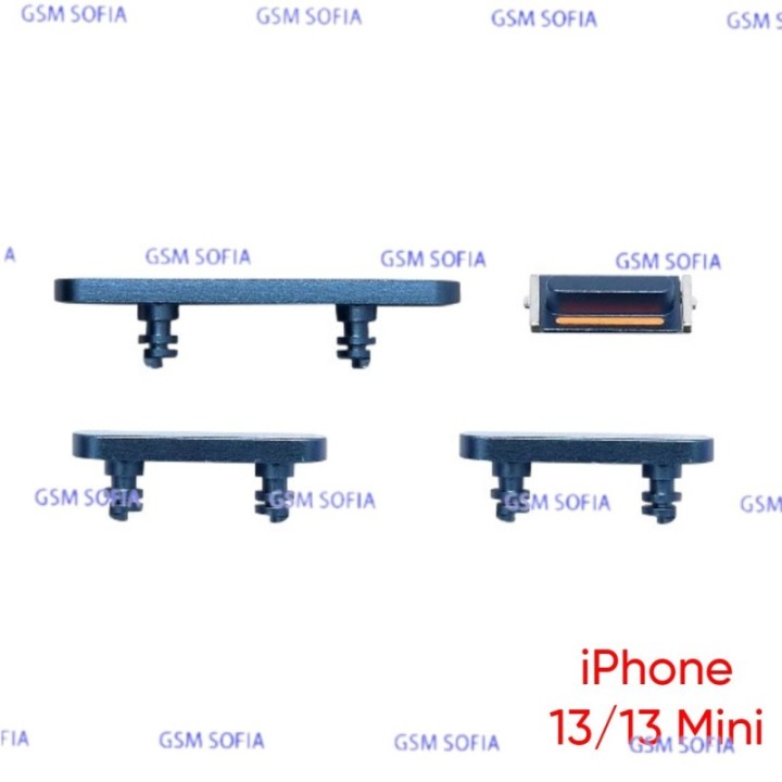 Juego de botones para IPhone 13 / IPhone 13 Mini - Azul