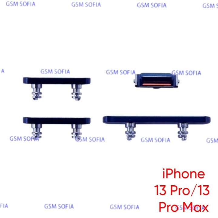 Juego de botones para IPhone 13 Pro / IPhone 13 Pro Max - Azul