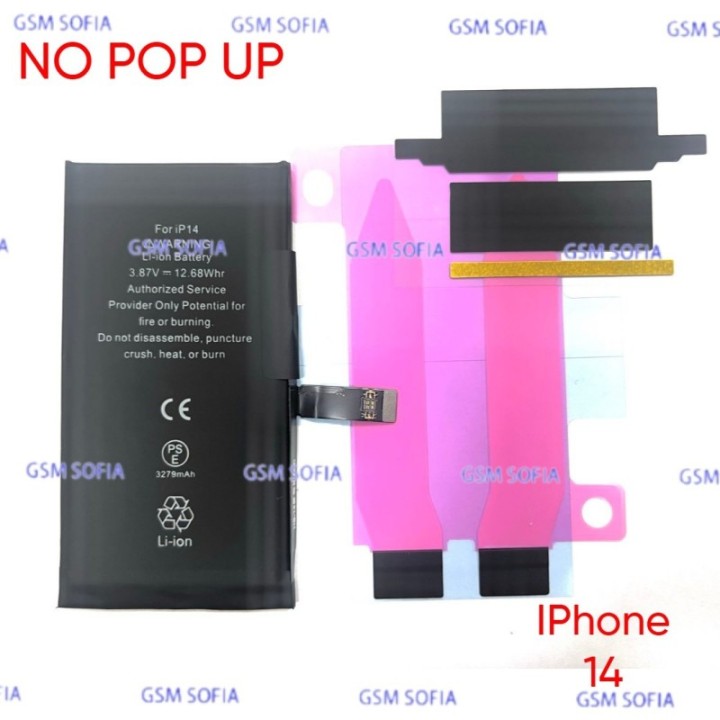Bateria NO POP UP Para iPhone 14