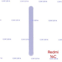 Botón / Pulsador Lateral De Volumen Para Xiaomi Redmi 14c - Lila