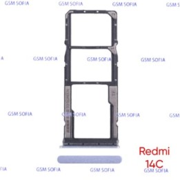 Bandeja sim + SD Para Redmi 14C - Lila