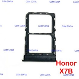 Bandeja SIM Para Huawei Honor X7B - Negro