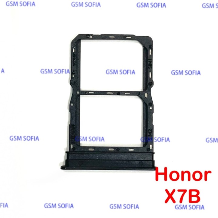Bandeja SIM Para Huawei Honor X7B - Negro
