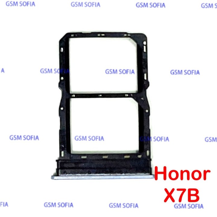 Bandeja SIM Para Huawei Honor X7B - Azul / Plata