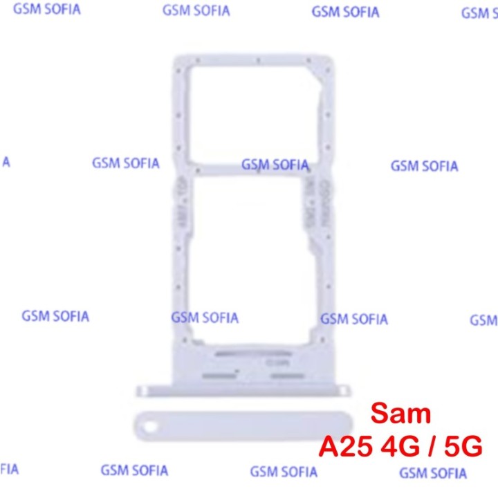 Bandeja sim Para Samsung Galaxy A25 / A255 - Blanco