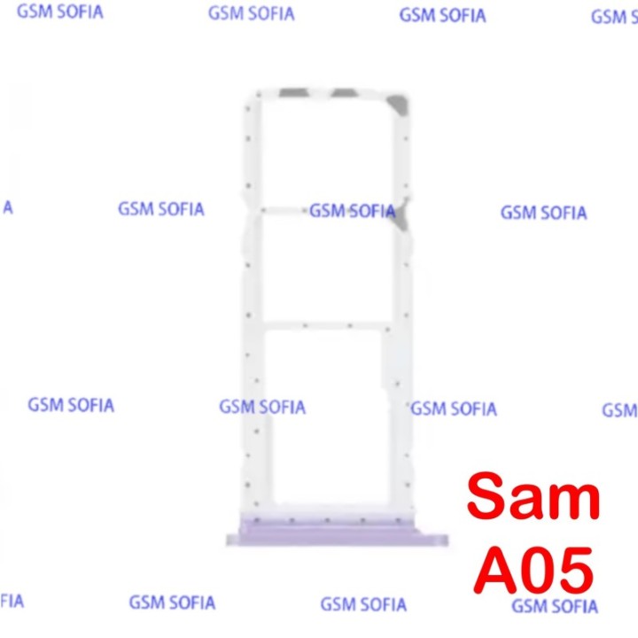 Bandeja sim + SD Para Samsung Galaxy A05 / A055 - Lila
