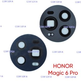 Lente Cristal Trasero Para Huawei Magic 6 Pro - Negro