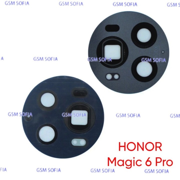 Lente Cristal Trasero Para Huawei Magic 6 Pro - Negro