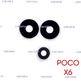 Set de 3 Lentes cristal Para Pocophone X6 / Poco X6
