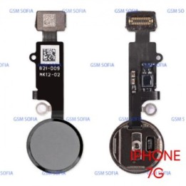 Flex Boton Home Con Funcion De VOLVER Para IPhone 7 / IPhone 7 Plus / IPhone 8 / IPhone 8 Plus / SE 2020 - Negro
