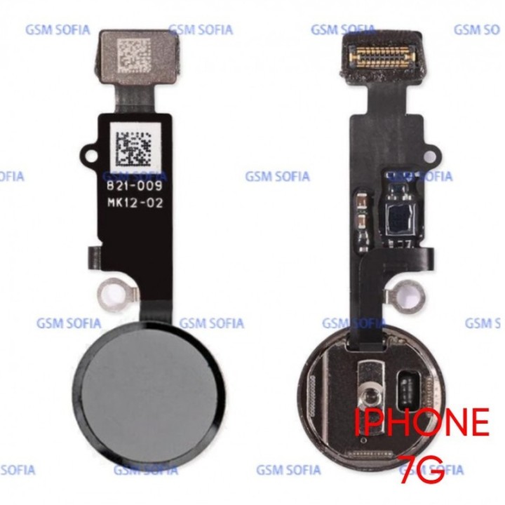 Flex Boton Home Con Funcion De VOLVER Para IPhone 7 / IPhone 7 Plus / IPhone 8 / IPhone 8 Plus / SE 2020 - Negro