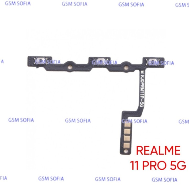 Flex Power + Volumen Para Oppo Realme 11 Pro 5G/ REALME 11 PRO PLUS 5G