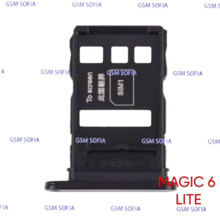 Bandeja sim para Huawei Honor Magic 6 Lite - Negro