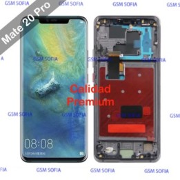 Pantalla Completa Calidad Premium Con Marco Y Para Huawei Mate 20 Pro - Negro