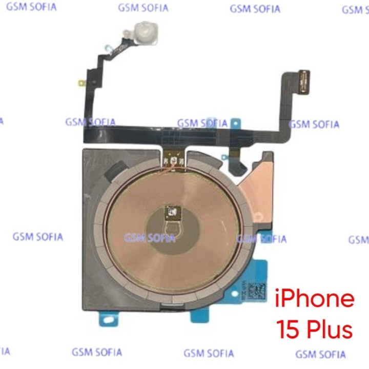 Flex De Antena NFC De Carga Inalámbrica + Flex Flash Para IPhone 15 Plus