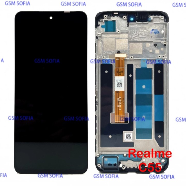 Pantalla completa con Marco Para Realme C55