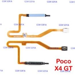 Flex huella Para Poco X4 GT - Azul