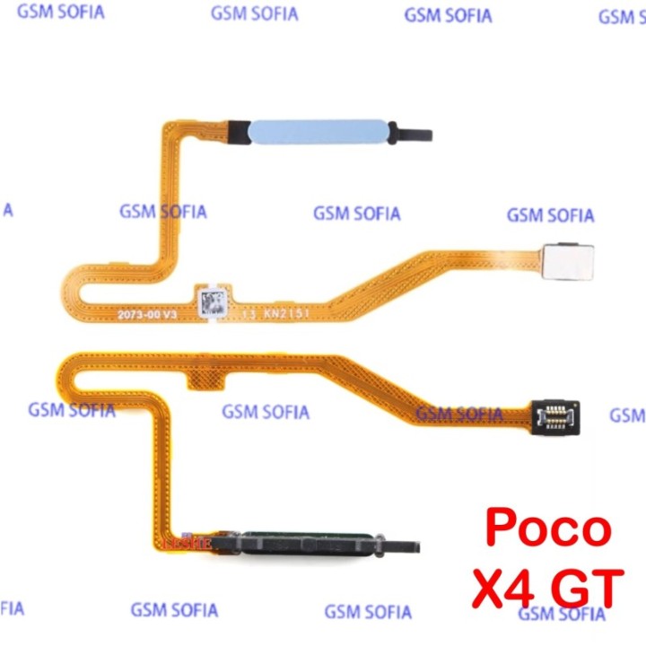 Flex huella Para Poco X4 GT - Azul