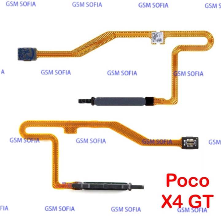 Flex huella Para Poco X4 GT - Negro