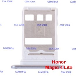 Bandeja sim para Honor Magic 4 Lite 4G / Magic 4 Lite 5G - Plata