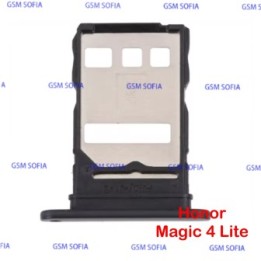 Bandeja sim para Honor Magic 4 Lite 4G / Magic 4 Lite 5G - Negro