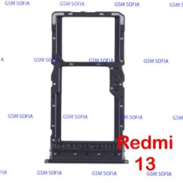 Bandeja sim Para Redmi 13 - Negro