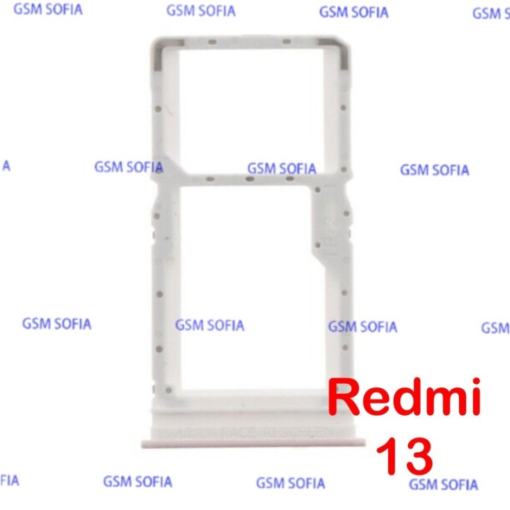 Bandeja sim Para Redmi 13 - Rosa