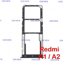 Bandeja sim para Redmi A1 / Redmi A1 Plus / Redmi A2 - Negro